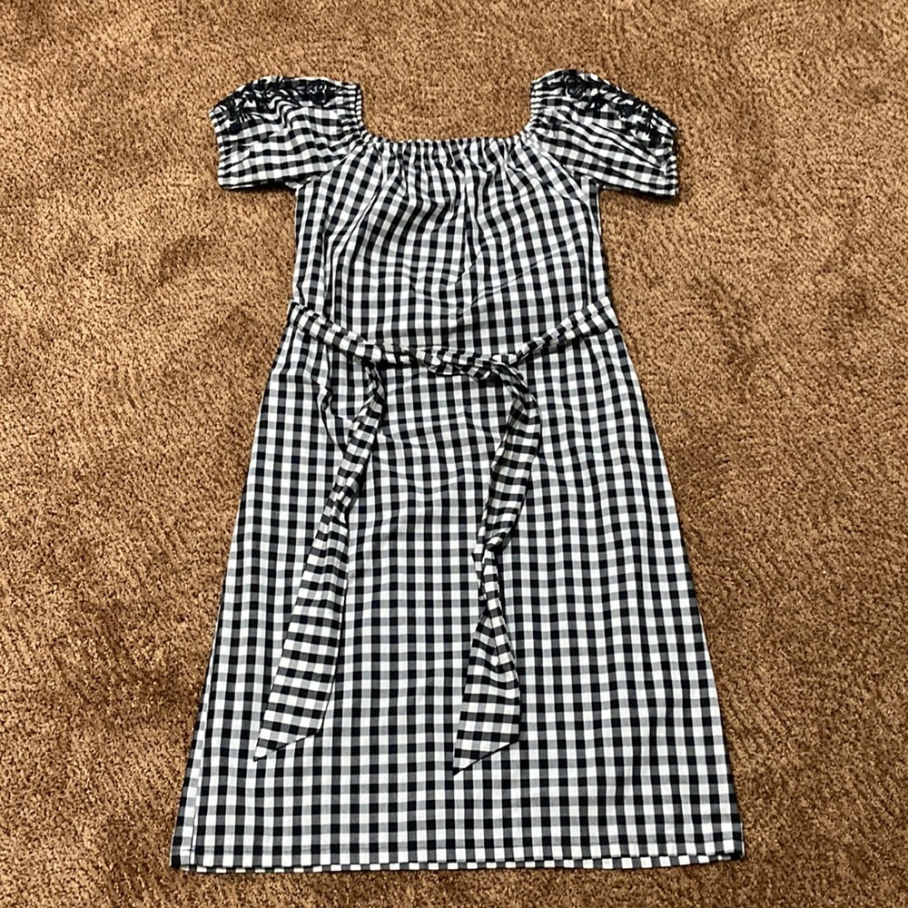 Gingham Plaid Dress
